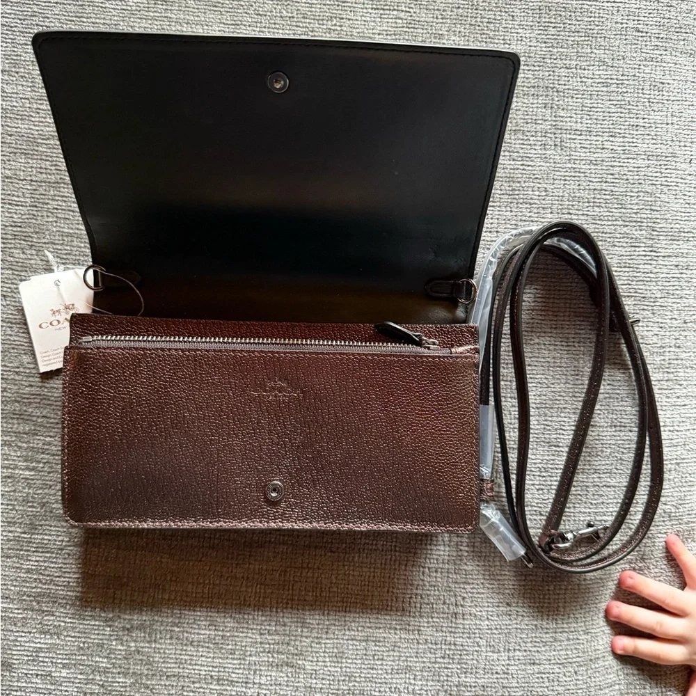 Coach foldover Crossbody Bag